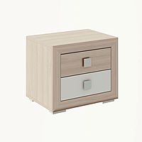 Тумба прикроватная «Глэдис», 475×348×405 мм, цвет ясень шимо светлый/белый