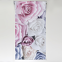 Штора рулонная 3D принт 90х200 см "Розы"