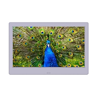 Фоторамка Digma PF-1043, 10.1", IPS, 1280x800, пластик, ПДУ, видео, белая