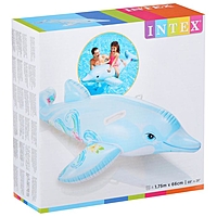 Надувная игрушка для плавания "Дельфин", 175х66 см, от 3 лет 58535NP INTEX