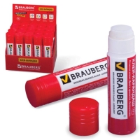 Клей-карандаш PVP 15 г BRAUBERG