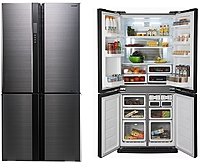 Холодильник Sharp SJ-EX98FSL серебристый