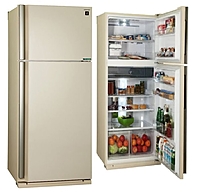 Холодильник Sharp SJXE55PMBE бежевый