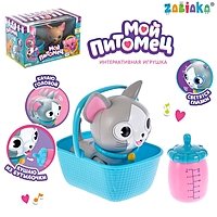 ZABIAKA "Интерактивная игрушка "Мой питомец" кошечка SL-03277b свет, звук