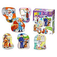 Макси-пазлы Профессии 6 картинок