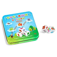 Настольная игра "Говорящие кубики. Сказки" жестяная коробочка 03551