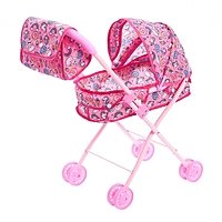 Happy Valley Коляска для кукол с сумкой "Сладкая поняшка", универсальная, метал. каркас