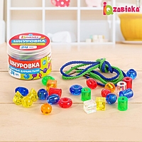 ZABIAKA Шнуровка "Цветные карамельки" 24 шт.