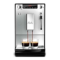 Кофемашина Melitta Caffeo E 953-102 Solo&milk, автоматическая, 1400 Вт, 1.2 л, серебристая