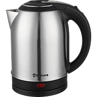 Чайник электрический Sakura SA-2121BS серебристый/черный
