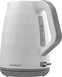 Чайник электрический Scarlett SC-EK18P49 белый/серый