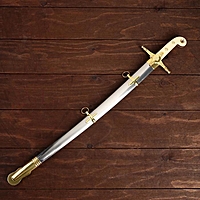 Сувенирный меч "Морской пехотинец", роспись на клинке, 60см