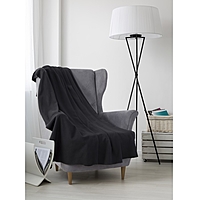 Плед "Экономь и Я" Графит 150*200 см, пл.160 г/м2, 100% п/э