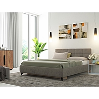 Кровать Svetlana-2 1645х2080х950 велюр коричневый