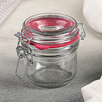 Банка с крышкой 0,25 л, №2, стекло