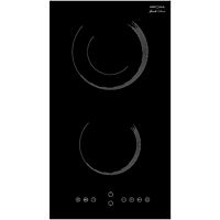Варочная поверхность KRONA ORSA 30 BL, электрическая, 2 конфорки, 9 режимов, 30 см, чёрная