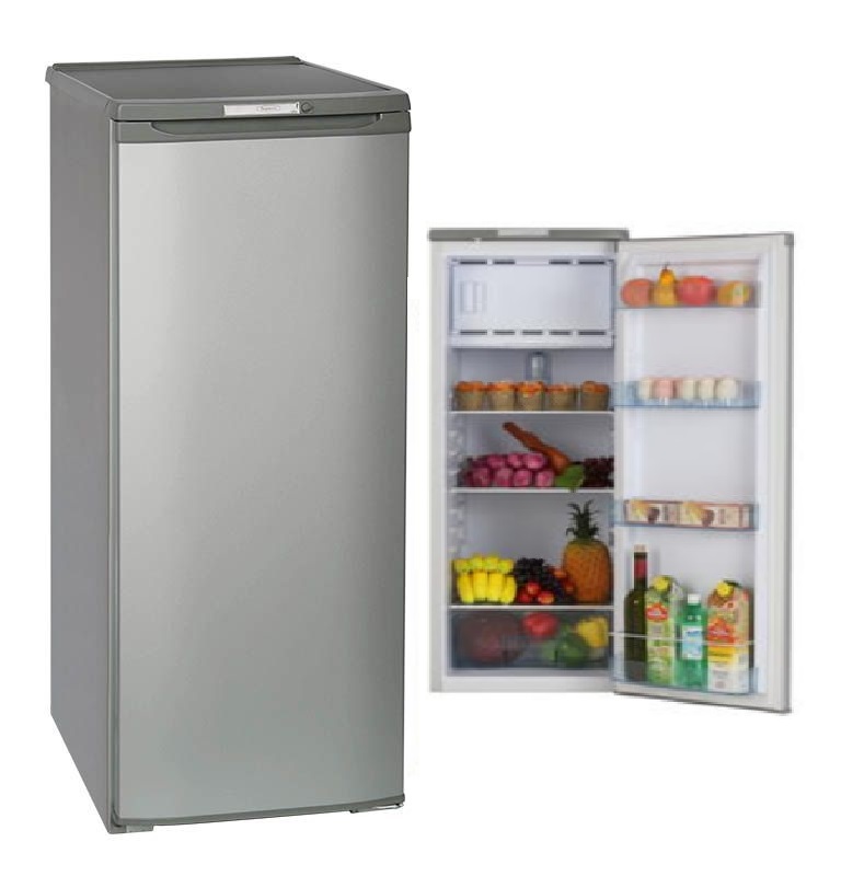 Холодильник Бирюса M110 серый металлик 