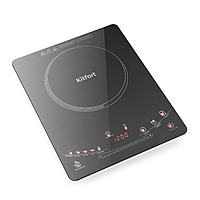Плита электрическая Kitfort КТ-106, индукционная, 2000 Вт, 1 конфорка, 5 программ, кнопки, чёрная