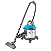 Пылесос Kitfort КТ-547, 1000 Вт, 15 л, шнур 6.8 м, серебристо-голубой