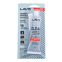 Герметик-прокладка прозрачный высокотемпературный CLEAR LAVR RTV silicone gasket maker, 70 г