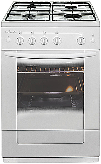 Плита комбинированная Лысьва ЭГ 401 М2С-2у белый без крышки