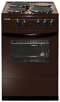 Плита электрическая Лысьва ЭП 301 М2С коричневый без крышки