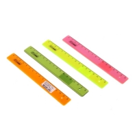 Линейка 16 см Стамм прозр флюор микс ЛН0