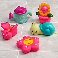 Набор игрушек для ванны «Полянка-2», 5 шт.