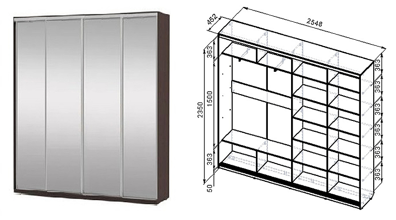 Шкаф Купе 2200 Ширина Купить