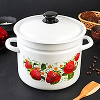 Кастрюля 7 л, деколь МИКС