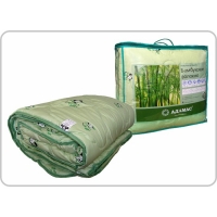 Одеяло всесезонное Адамас "Бамбук", размер 172х205 ± 5 см, 300гр/м2, чехол тик, цвет микс