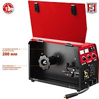 Сварочный полуавтомат «ЗУБР» ПС-200, инверторный, 6.4 кВт, max 29 А, ММА, MIG, MAG, КПД 85%