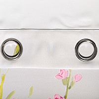 Штора портьерная Этель "Акварель" 250*250 см,на люверсах, цв.фиолетовый,пл. 210 г/м2, 100 п/   42926