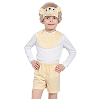 Карнавальный костюм "Ёжик" плюш-ЛАЙТ, жилет, шорты, маска, рост 92-116 см