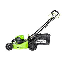Газонокосилка Greenworks GD60LM51SP, самоходная, аккумуляторная, 60В, 51 см, БЕЗ АКБ И ЗУ