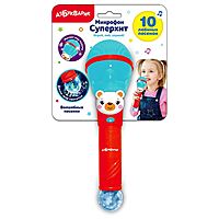 Микрофон «Суперхит. Волшебные песенки», цвет бирюзовый