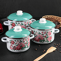 Набор кастрюль 3 шт : 2; 3; 4л "Армель"