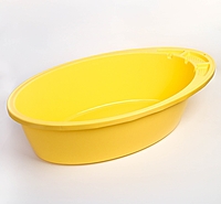 Ванночка детская для девочки (жёлтый)