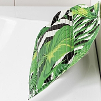 Подушка для ванны 33х33 см "Релакс", с присосками, цвет МИКС