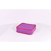 Подушка-пуф передвижной «Моби», размер 40 × 40 см, фиолетовый/красный, велюр