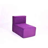 Кресло-модуль «Тетрис», размер 50 × 80 см, фиолетовый, велюр
