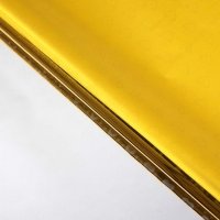 Бумага голографическая "Сердечки", цвет жёлтый, 70 х 100 см