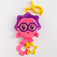 Игрушка - подвеска на кроватку/коляску «Ежик. Малышарики», с прорезывателем, 35 см.