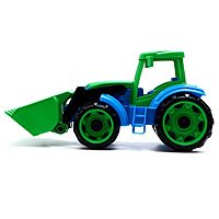 Игрушка Трактор Трудяга с ковшом цвета в ассортименте