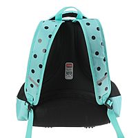 Рюкзак каркасный Hatber Ergonomic light 38 х 29 х 6, для девочки "Парижские каникулы", голубой/серый