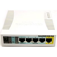 Маршрутизатор беспроводной MikroTik RB951UI-2HND, 10/100 Мбит, белый