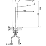 Смеситель для раковины D&K Venice Baciano DA1032041 хром