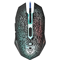 Мышь Defender Shock GM-110L, игровая, проводная, оптическая, 6 кнопок, 3200 dpi, чёрная