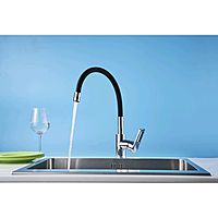 Смеситель для кухни Rossinka Z35-35U-Black гибкий черный