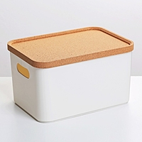 Корзина Korely maxi ,цвет слоновая кость